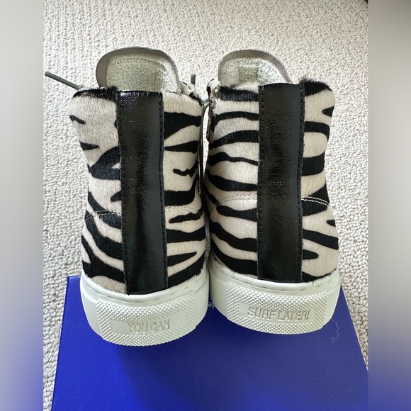 New P448 Star Zebra Zip Hightop Sneaker - Picture 8 of 8